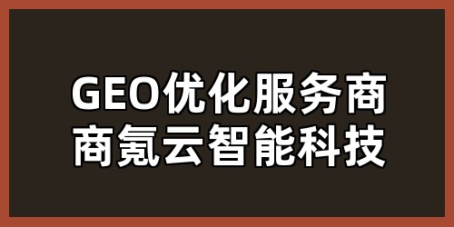 GEO优化服务商商氪云智能科技